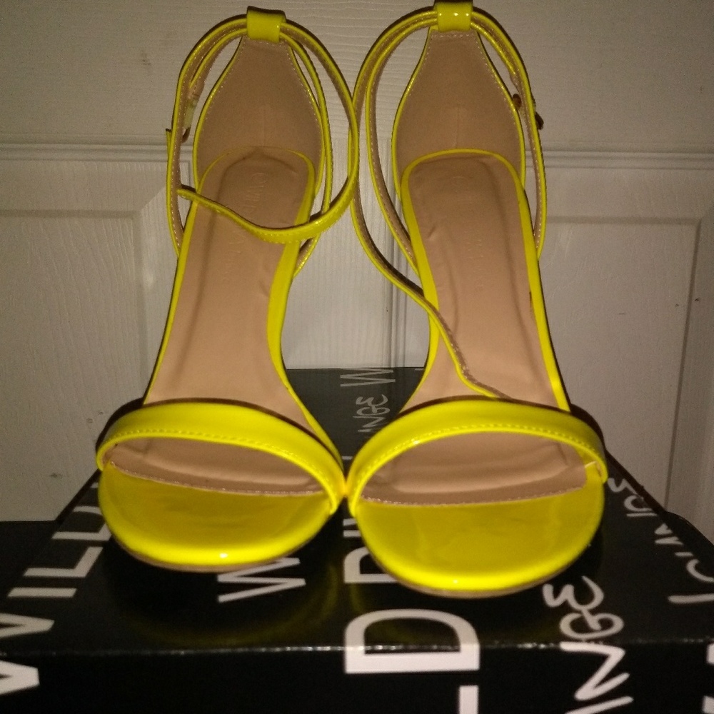 Lemon Yellow Heels